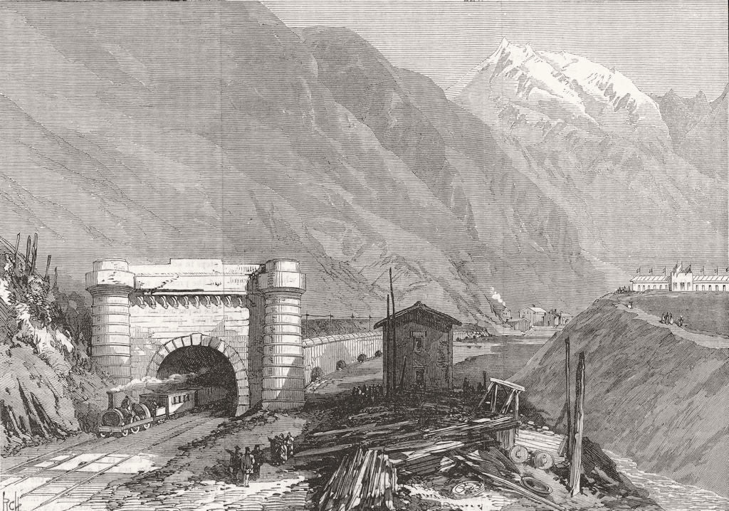 SHIPS. The Old Dreadnought Hospital-ship, now being broken up 1857 print